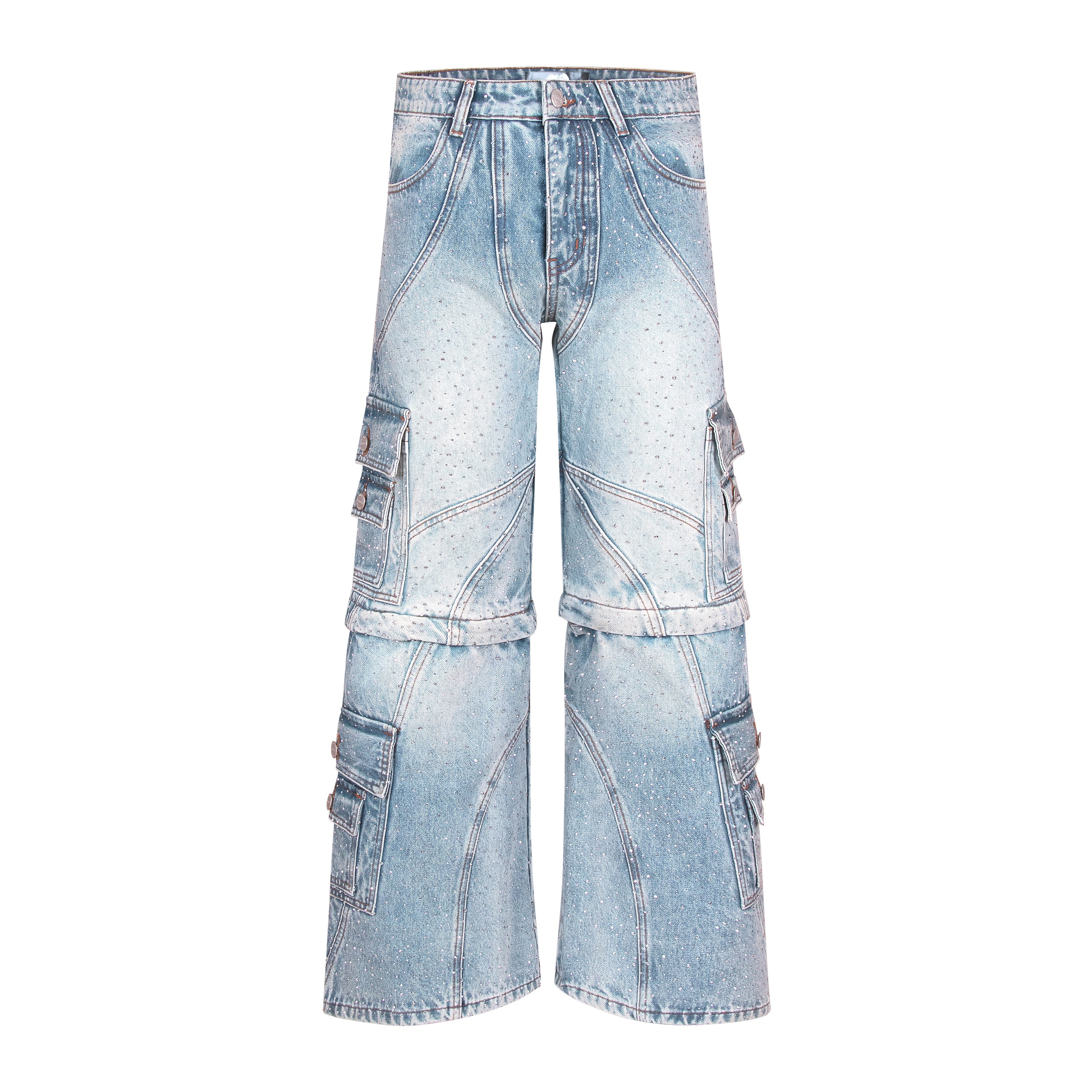 "LGHTCRYSTL" TRNSFRMR DENIM